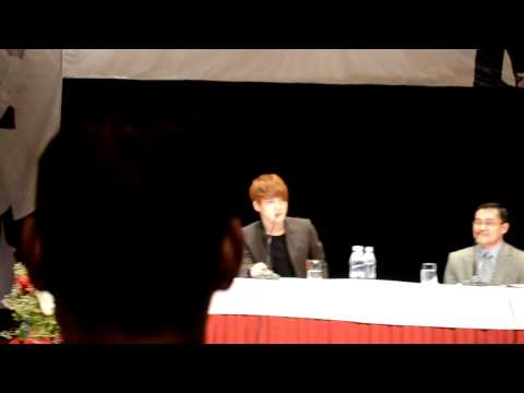 120205 Kim Jae Joong Singing I'll Protect You  /  Ankara Fan Meeting (by ipekgd)