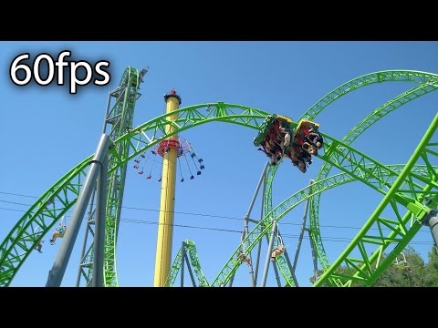 Off-ride footage of a Monster train