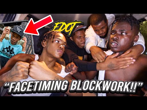 I FACETIMED BLOCKWORK IN FRONT OF EDOT BABY & SHA EK AND THIS HAPPENED *PLAYING DTHANG MUSIC*