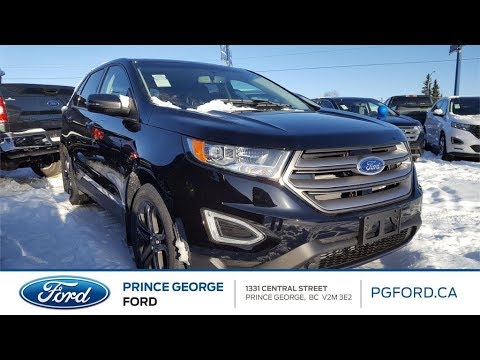 Black 2018 Ford Edge SEL AWD Review Prince George British Columbia - Prince George Ford