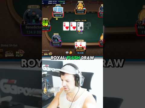 ROYAL FLUSH VS. FLUSH?! 🤯 #poker #shorts