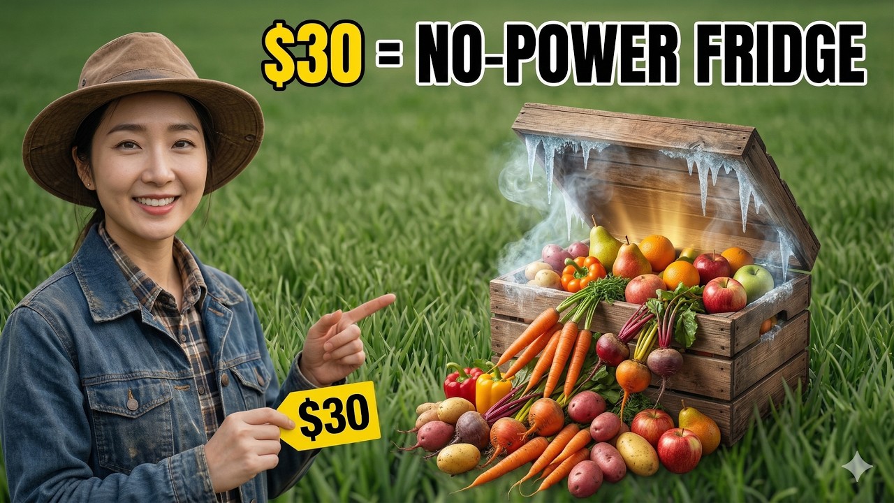 The $30 Root Cellar That Keeps Food Fresh for Months (super easy build)