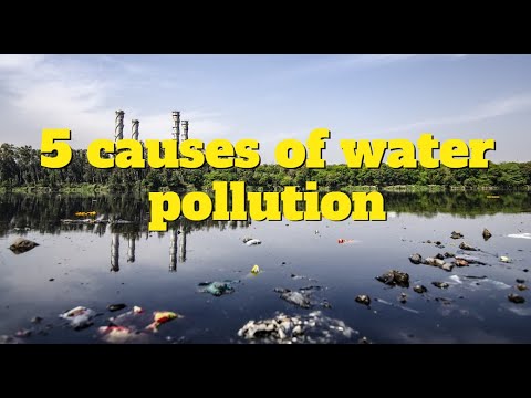 5 causes of water pollution. ।। water pollution.