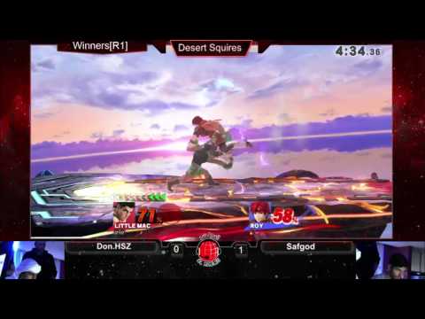 Desert Squires SSB4: DonHSZ (Little Mac) vs Saf (Roy) - WR1