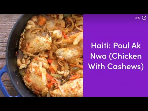 Poul ak Nwa (Chicken with Cashews): Traditional Haitian Recipe