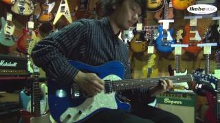 Video thumbnail for 【池部楽器店】Freedom Custom Guitar Research Black Pepper Custom Order Model Ash Top Blue Transparent by Ikebe Channel｜池部楽器店