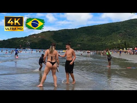 ☀️ Maranduba Beach 🇧🇷: What Secrets are Hidden in this Paradise? 🌴 | 4K (UHD) | Walking Tour 💥 🌊 🌴