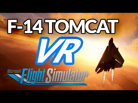 F-14 Tomcat in Virtual Reality incredible graphics | Microsoft Flight Simulator 2020
