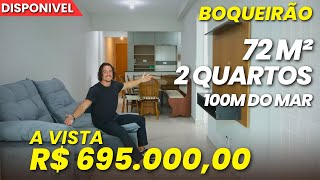 Download the video "Apartamento 2 Dormitórios, Mobiliado, 100 metros do mar - Bairro Boqueirão, Praia Grande, São Paulo"