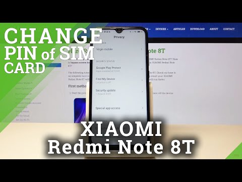 How to Change SIM PIN in XIAOMI Redmi Note 8T – Secure SIM Data