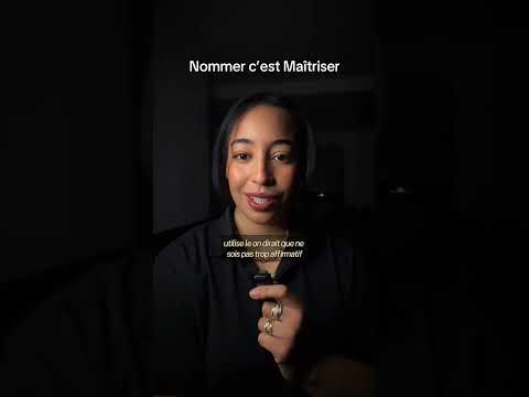 Nommer c’est maîtriser.