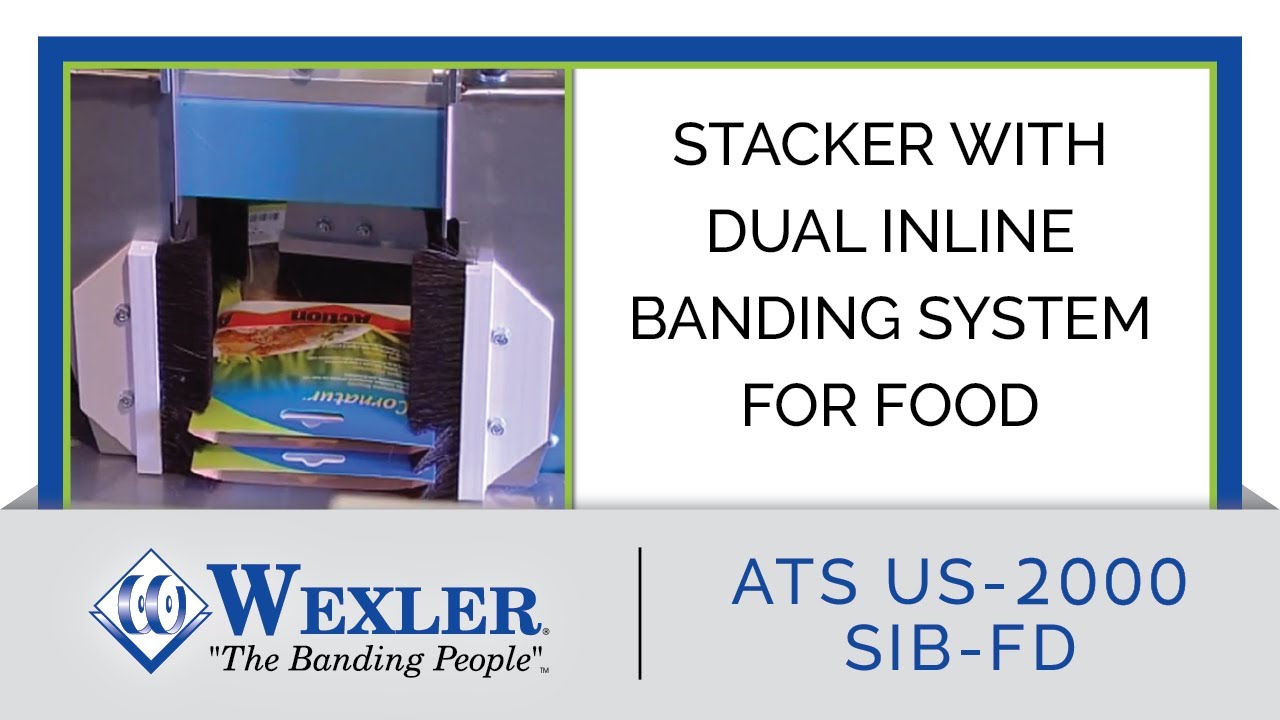High-Performance Inline Stacker and Banding Machine for Food Packaging