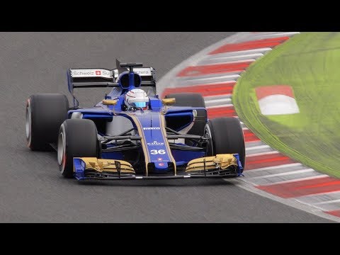 F1 2017 - New Cars Testing in Barcelona (Natural Sound)