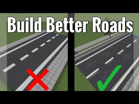 How To Build A Realistic Road - Minecraft Tutorial