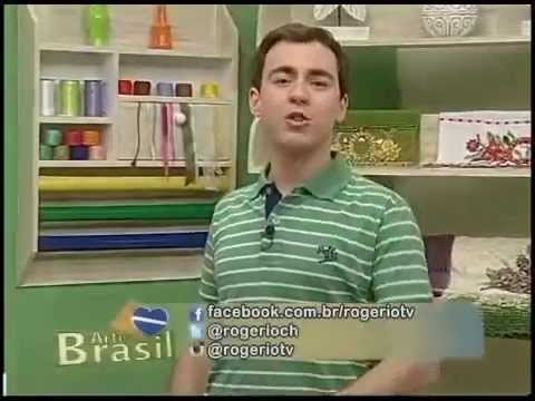 Bordado Rosa de Sianinha Trançada - Enedina Barbosa