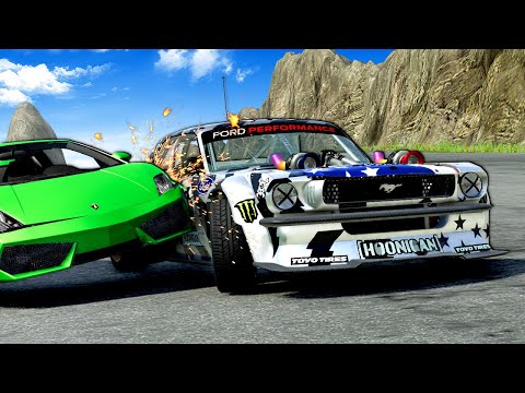 FASTEST CARS DOWN A MOUNTAIN! (BeamNG)