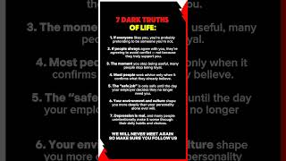 7 Dark Truths About Life You’re Not Ready For 😨
