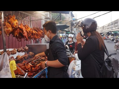 Tola Grill and Tasty Meat - Amazing Street Food @ Phsar Kandal Market Ep1