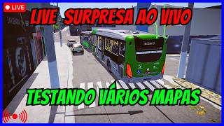 LIVE SURPRESA AO VIVO | GAMEPLAY PROTON BUS SIMULATOR | VOLANTE G29 | MODS | PBSU | PBS2