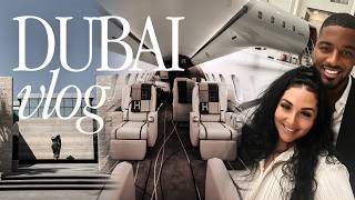 DUBAI VLOG | Our First Time on a Private Jet & The Best Breakfast in Dubai