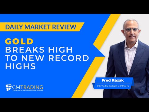 CMTrading Daily Market Review  April 12th, 2024 - Gold breaks high to new record highs