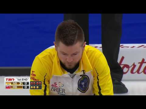 2017 Tim Hortons Brier - Kennedy (NB) vs. McEwen (MB) - Draw 8