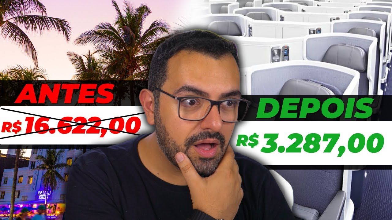 CLASSE EXECUTIVA PARA MIAMI - Pagando menos que econômica 👀(PASSO A PASSO COMPLETO)