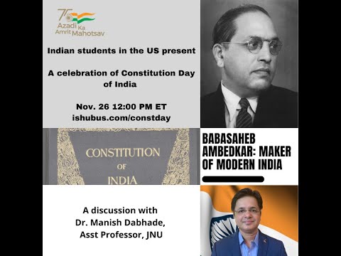 Constitution day of India | Dr. Ambedkar: Maker of modern India | Discussion with Dr.Manish Dabhade