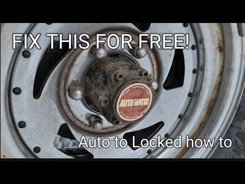 Convert Nissan Freerunning hubs to locked for FREE