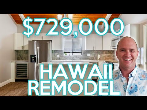 Inside a $729,000 Hawaii real estate property with a complete interior remodel