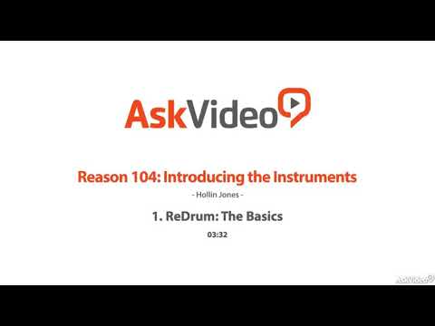 Intro to Instruments in Reason Video