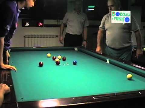 MASTER 2012/13 - TESTI BONGIOVANNI VS RICCIOLI CORTICELLI - PROVINCIALE BOCCETTE BILIARDO BOLOGNA