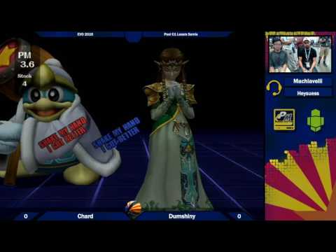 PM At Evo 2016: Dumshiny (DDD) vs Chard (Zelda) Losers Semis of Pools
