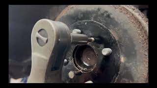 Toyota Yaris rear wheel bearing replacement Step by step #car #mechanic #toyota #mechaniclife #yaris