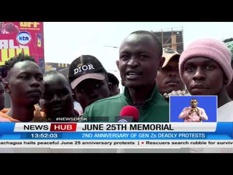 Major towns in Kenya experienced calmness during the 2024 Gen-Z victims commemoration