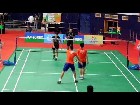 Hyderabad Open 2019 MD R4 - Hyuk Kang & Kim Hwan VS Low Hang &  Hg Eng