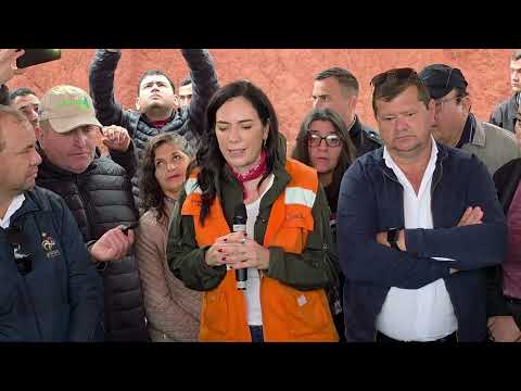 Celebran histórico avance de la ruta O'Leary–San Cristóbal