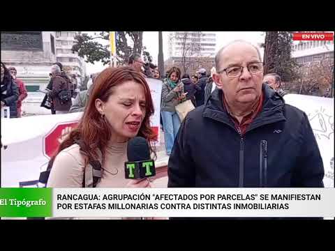 Manifestación Afectados Parcelas Rancagua 2025