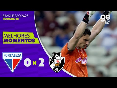 Gols e lances de Fortaleza x Vasco da Gama