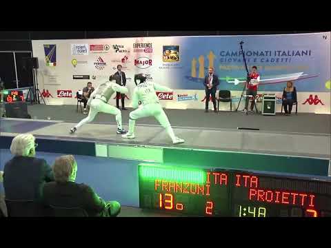 Italian Championships 2023 JMF - L4 - Giuseppe Franzoni v Marco Proietti