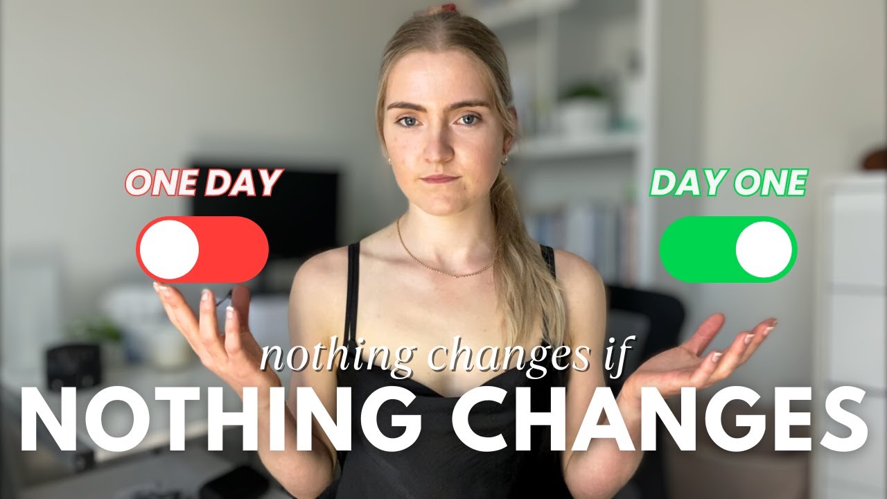 How to stop *thinking* about your goals and start *achieving* them (5 mindset shifts)