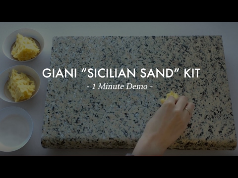 Sicilian Sand (1 Min Demo) - Giani Countertop Paint