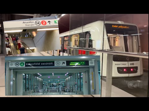 Kelenföld Metro M4  to Keleti Pályaudvar to Blaha Lujza Tér M2 | Budapest PublicTranport Guide