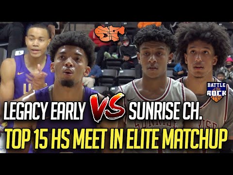 TOP 15 National HS Meet in ELITE Matchup!! Legacy Early vs. Sunrise Christian at Battle at The Rock
