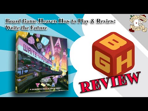 Board Game Heaven How To Play & Review 237: Write the Future (All Or none Games)