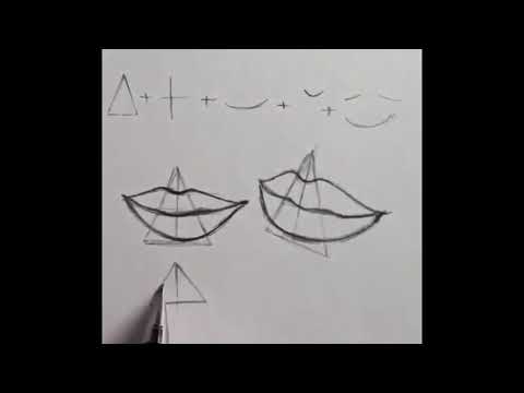 How to Draw Lips in Simple way |2019