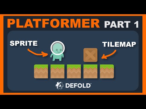 Platformer Defold Tutorial 1 - Sprites, Tilemaps, Basic Setup