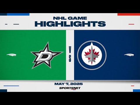 NHL Game 1 Highlights | Stars vs. Jets - May 7, 2025