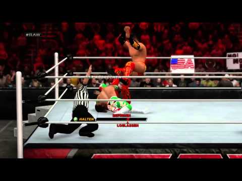 WWE 2k15 RAW 15 12 2014 Highlights