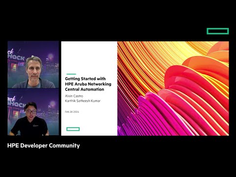 Getting Started with HPE Aruba Networking Central automation